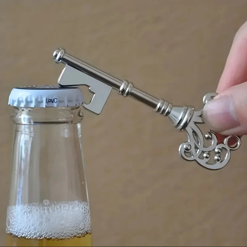 Vintage Crown Key Bottle Opener - Classic Barware Tool for Home, Kitchen, Weddings and Gifts