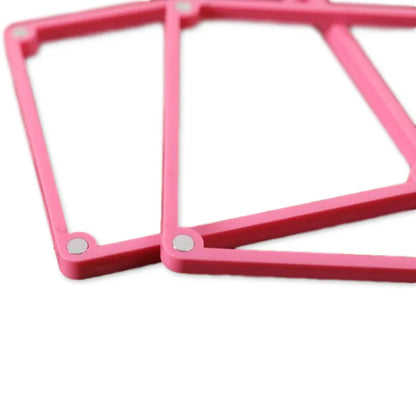 Magnetic Cookie Stencil Holder - Perfect for Fondant, Icing, and Biscuit Cookie Decorating - Stencil Fixing Frame and Silk Screen Holder Supplies