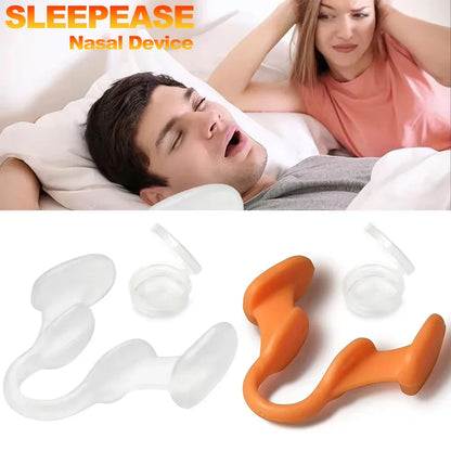 Silicone Nose Clip Anti-Snoring Nasal Dilator – Stop Snore Aid for Better Breathing & Sleep Improvement (1-2 Pcs)
