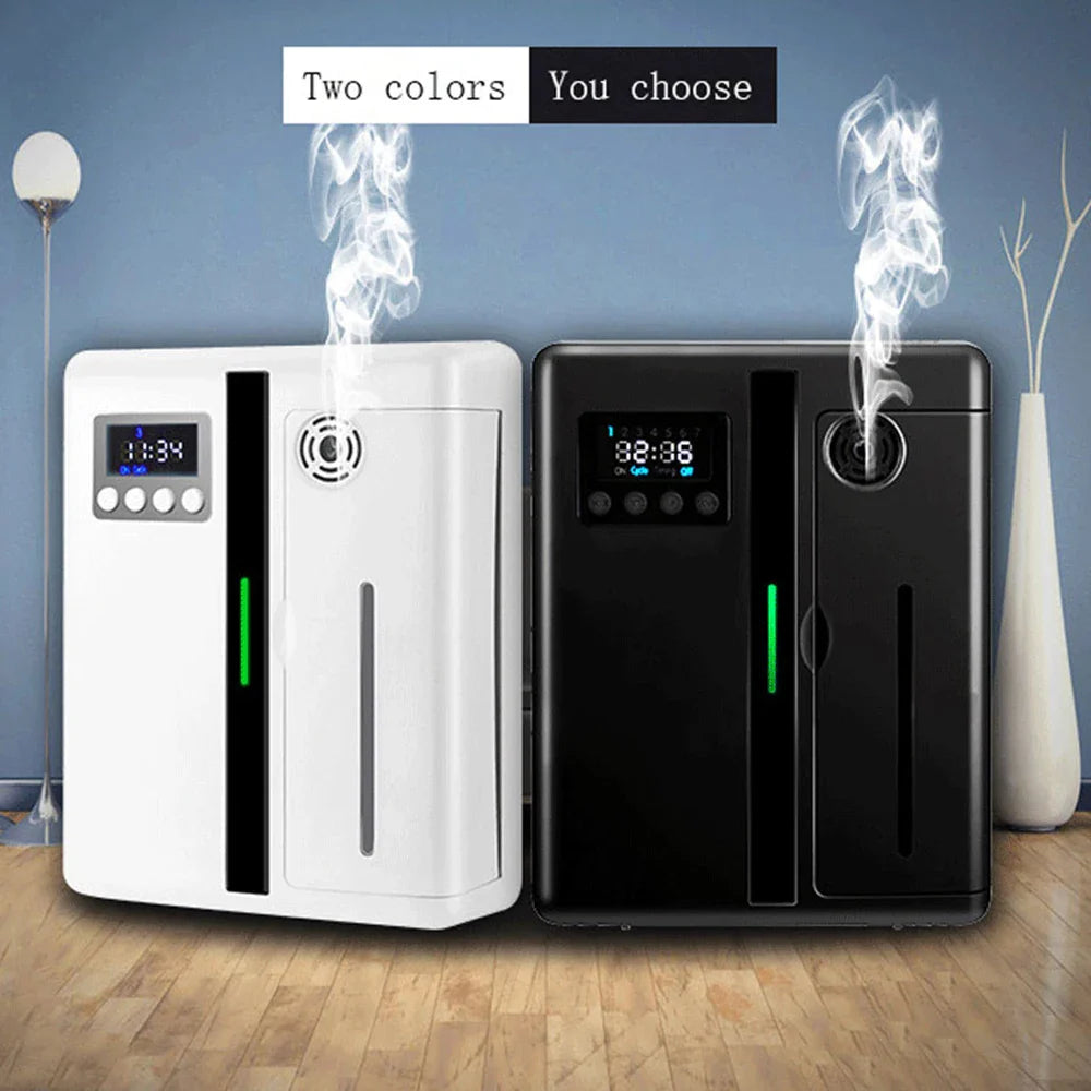 160ML Wall-Mounted Aroma Diffuser - Scent Machine with Fan for Hotel Lobby & Large Area Fragrance