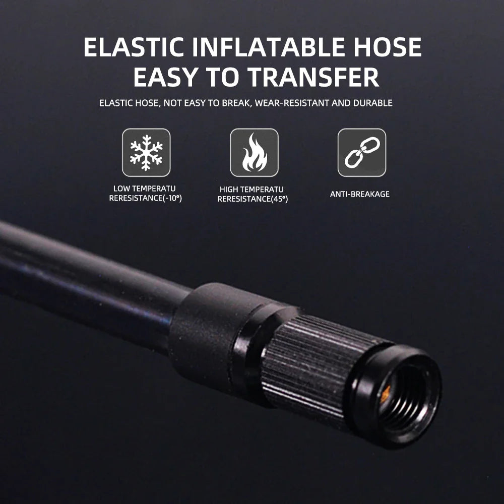 ThinkRider 120 PSI Mini Electric Bike Pump – Portable Tire Inflator with Digital Gauge Display