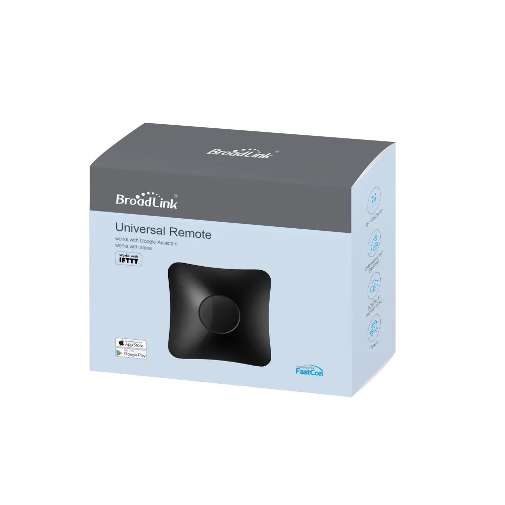 Broadlink RM4 Pro Universele Smart Remote – WiFi + IR + RF Schakelaar, Werkt met Alexa