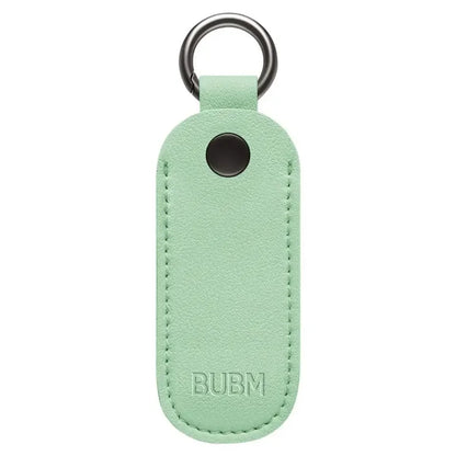 Leather USB Flash Drive Pouch — Protective Storage Case with Key Ring for U Disk, Memory Stick, and Digital Accessories