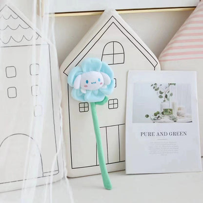 Sanrio Cartoon Plush Toys — Changeable Flower My Melody, Kuromi, Cinnamoroll, KT Cat & Purin Dog, Cute Anime Stuffed Doll