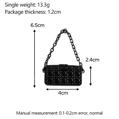 1:12 Dollhouse Miniature Shoulder & Crossbody Bags – Decorative Toy Accessories for Dollhouse Collectors