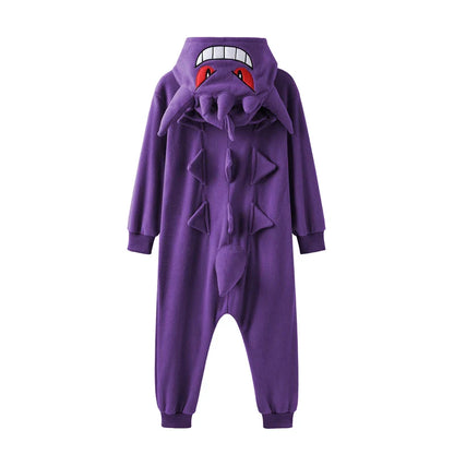 Women’s Kigurumi Onesie — Charizard, Gengar, Umbreon & Piplup Full-Body Pajama for Adults, Halloween Cosplay Costume