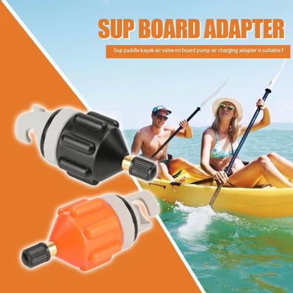 Hot Boat Air Valve Adapter – Durable Nylon Kayak Inflatable Pump Adapter for SUP Board, Wear-Resistant Rowing Accessory