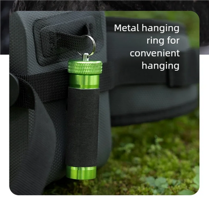 Aluminum Alloy Line Pull Rod — Rubber Anti-Slip Fishing Tool for Snag Pulling, Hook Tying, Knotting, and Hand Protection