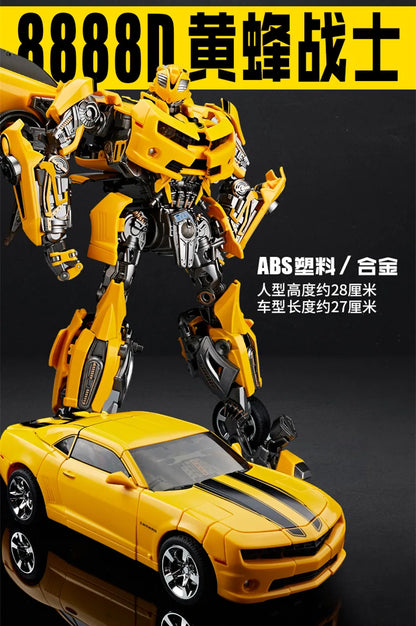 Autobots Transformation Toy – 28cm Alloy Warhammer Bumblebee Action Figure, Boy’s Birthday Gift