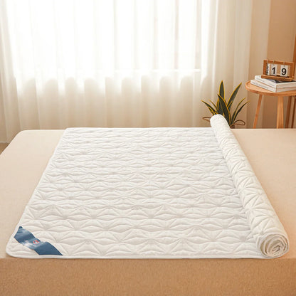 Waterproof Mattress Protector — Breathable, Noiseless Cover Pad with 4 Elastic Corners, Fits Up to 40cm Deep