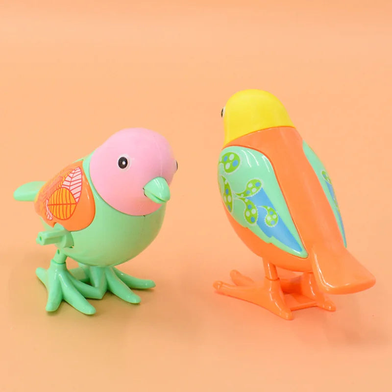 Clockwork Jumping Magpie Toy – Cartoon Winding Puzzle Animal, Creative Gift for Children & Babies