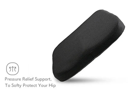 Orthopedic Memory Foam Coccyx Cushion – Non-Slip Tailbone & Sciatica Pain Relief Seat Pad for Office Chair & Car