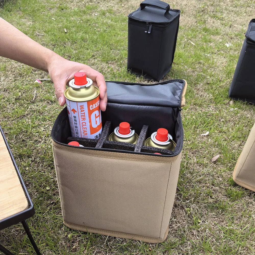 Portable Camping Gas Tank Storage Bag – Protective, Anti-Collision Fuel Cylinder Carrying Case for Outdoor Cooking