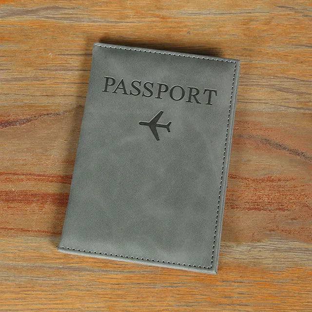 World Map Lover Passport Cover – Hot Stamping Travel Passport Holder Case for Men & Women, Fashion Wedding Gift Organizer