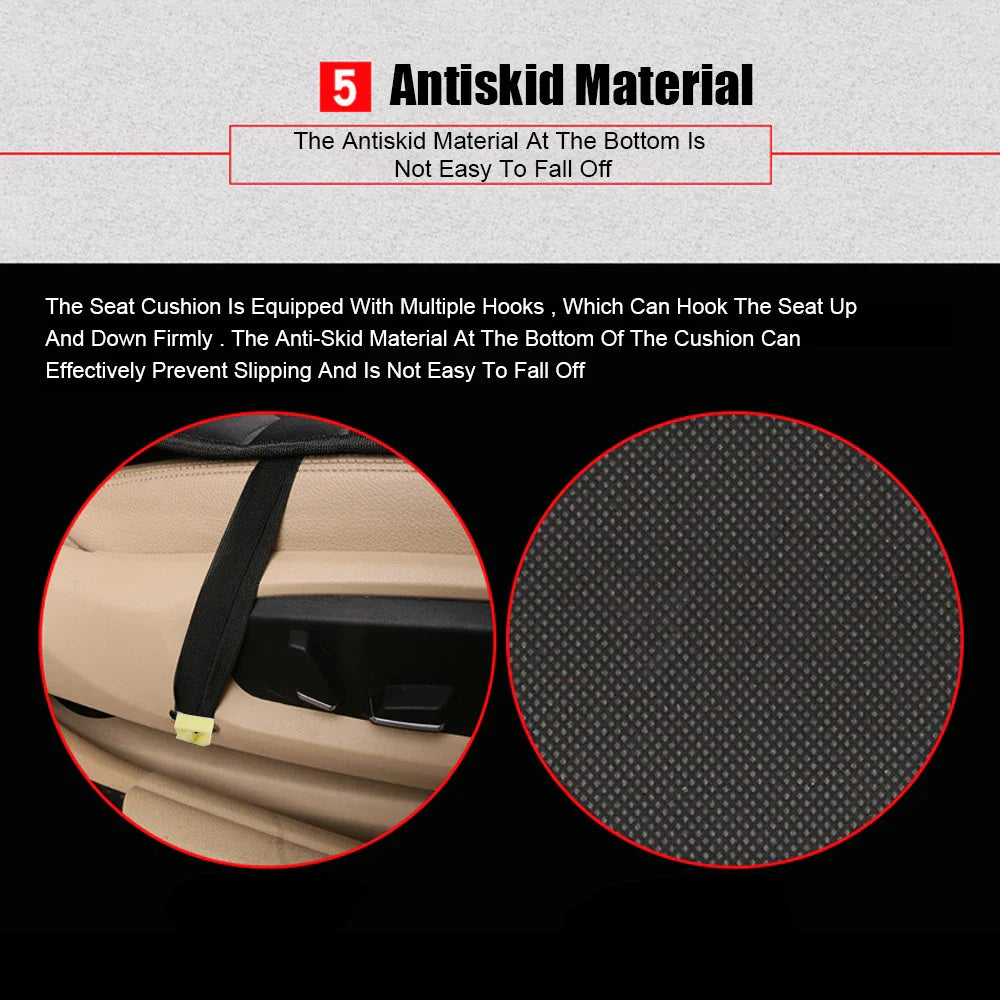 12V Electric Heated Car & Home Seat Cushion — Universal Warm Winter Cushion Cover