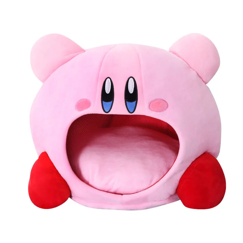 Anime Games Kirby Plush Doll – Soft Nap Pillow, Kawaii Pet Cat Nest & Stuffed Toy Bed, Cute Gift for Kids