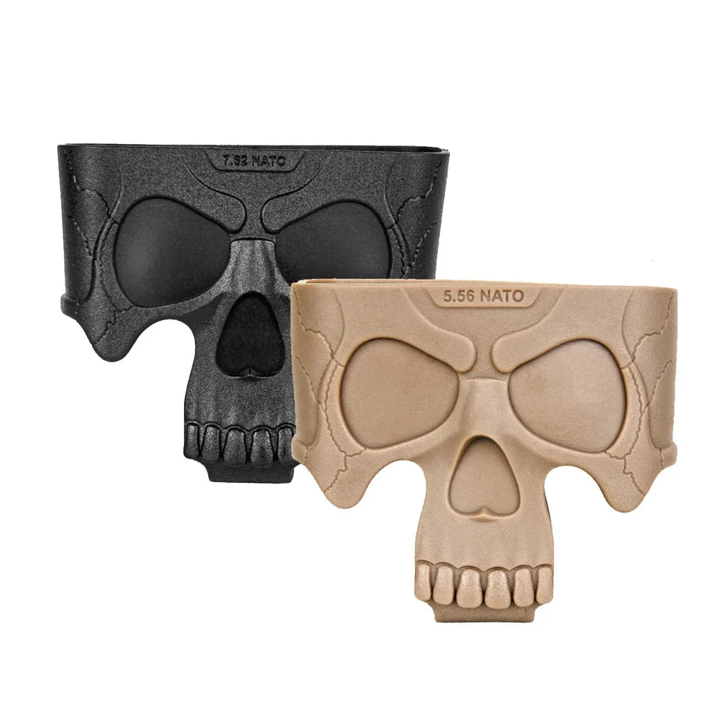 5.56/7.62 Skull Rubber Magazine Pull Loop – Tactical Mag Assist for M4 AK AR15 Airsoft & Hunting Gear