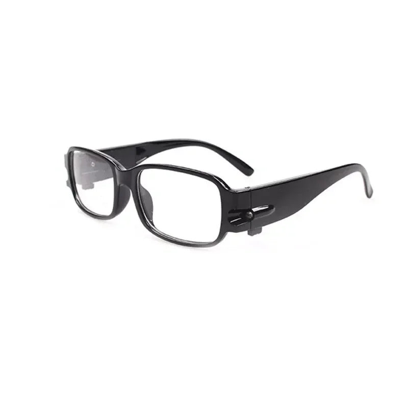 Unisex LED Reading Glasses – Light-Up Night Presbyopic Eyeglasses for Men & Women, Multi-Strength Magnifier Spectacles