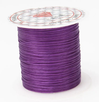 10M Strong Elastic Crystal Beading Cord – 1mm Stretch Thread for DIY Bracelets, Necklaces & Jewelry Making