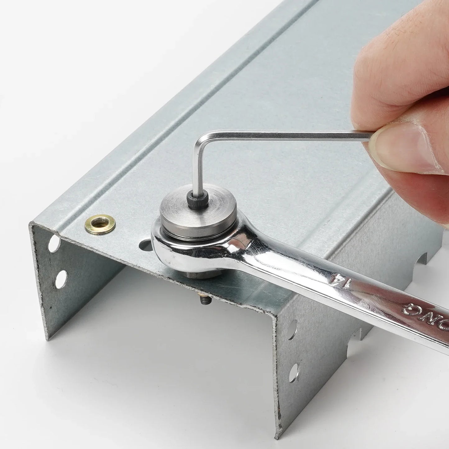 Hand Rivet Nut Gun — Manual Riveter Tool for M3-M10 Nuts with Easy Installation Accessory