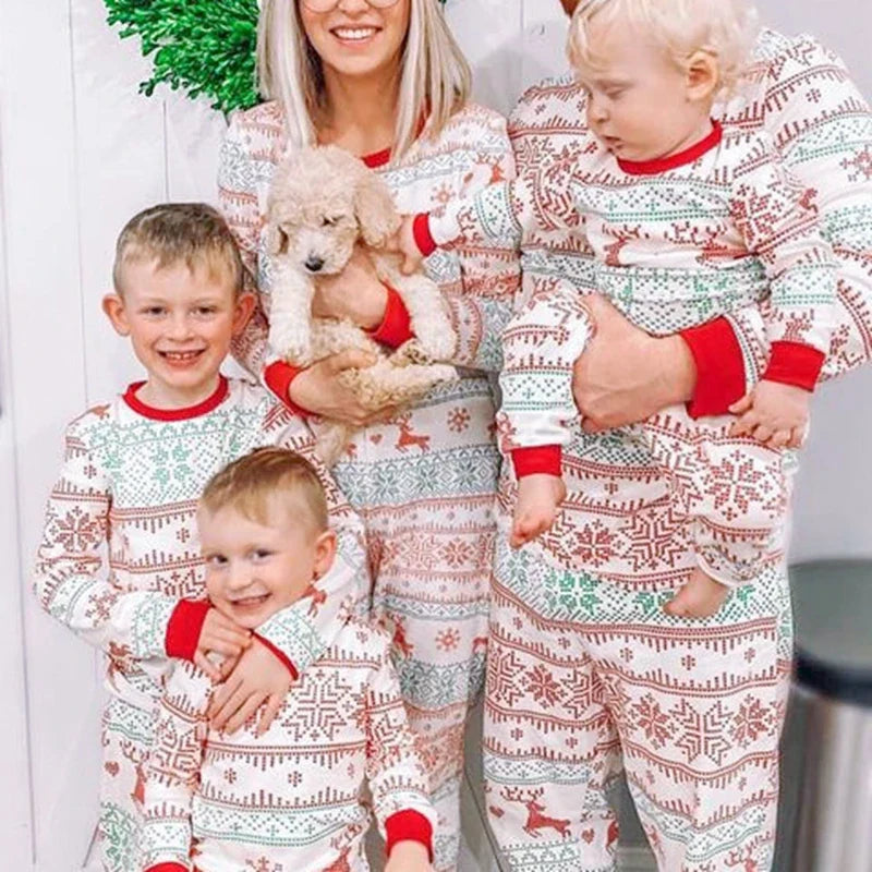 Mommy and Me Christmas Pajamas Set 2023 - Soft & Cute 2-Piece Sleepwear for Family, Adults & Kids Xmas Outfits