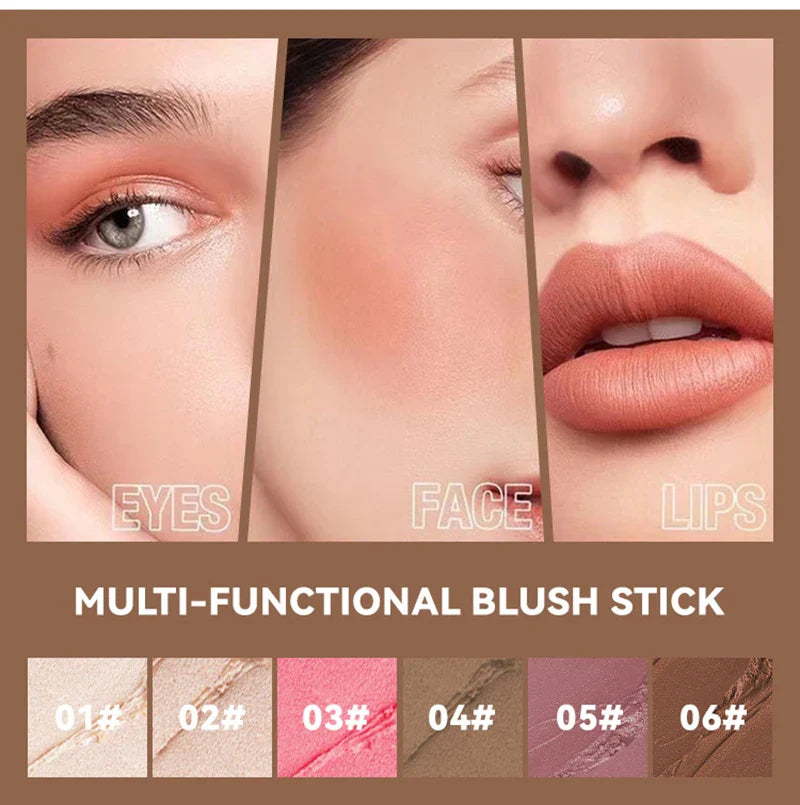 Face Pearl Stone Highlighter Stick – Long-Lasting Contour & Brightening Cheek Illuminator Makeup
