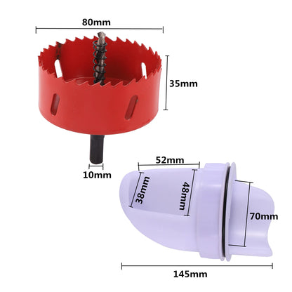 DIY Rain-Proof Chicken Feeder Kit: Poultry Feeding Supplies for Buckets, Barrels, Bins, Troughs - Gravity Feed Port