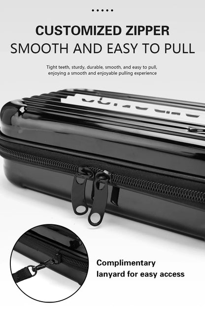 BARBERTOP Waterproof Tools Storage Bag – Hair Clipper, Scissors, Shaving Kits & Haircut Accessories Organizer Box