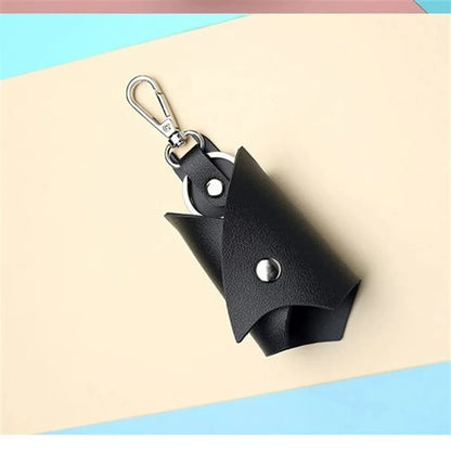 Superhero Bruce Wayne Leather Keychain – Unisex Bat Cosplay Waist Key Holder & Fashion Keyring Gift