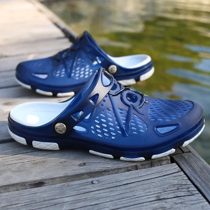 MAEDEF Men’s Summer Slippers – Anti-Slip, Wear-Resistant Comfortable Beach & Home Sandals