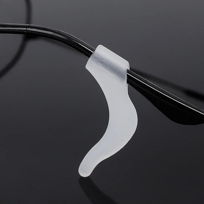 Anti-Slip Silicone Ear Hooks for Glasses | Elastic Eyewear Grip, Temple Holder & Fastener Accessories