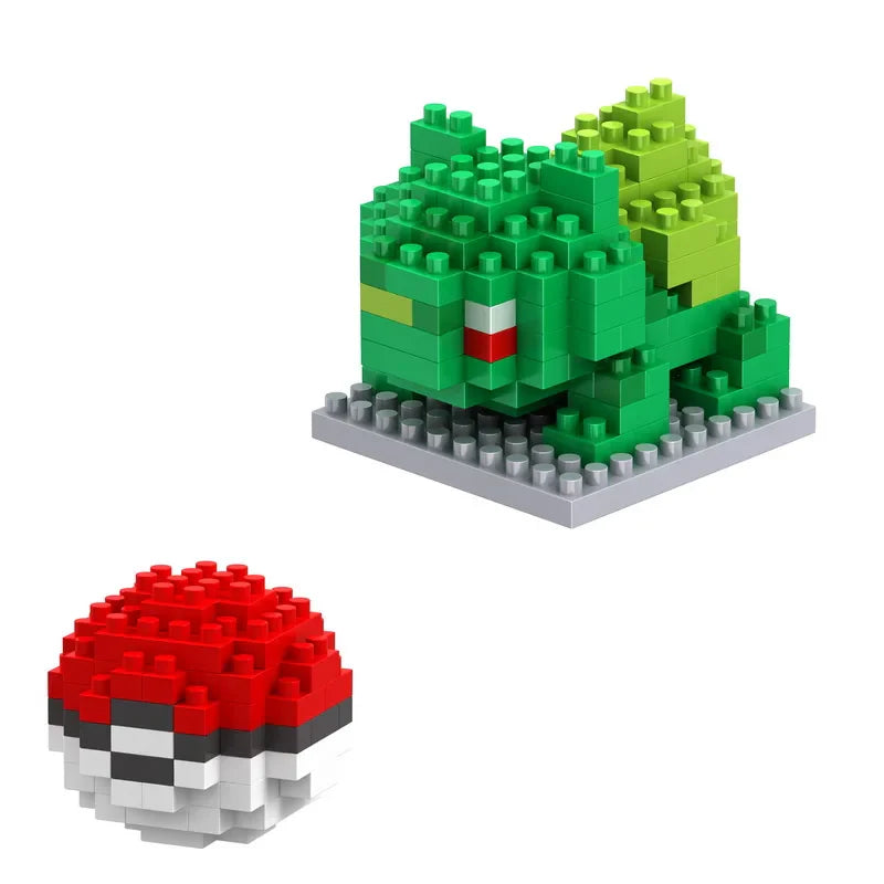 Pokemon Building Block Toy Set – Pikachu, Charizard, Blastoise, Bulbasaur & Gengar Anime Brick Figures for Kids Gift (75 Styles)