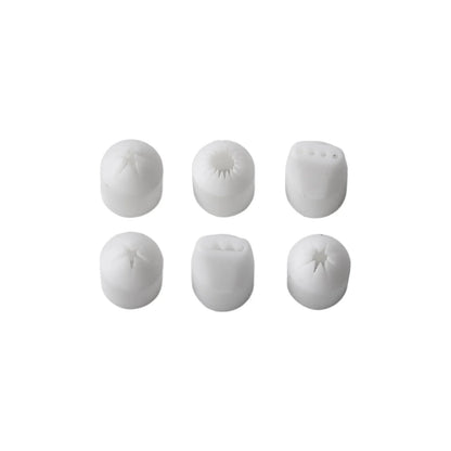 6PCS Mini Cake & Dessert Nozzles Set – Press Tools for Clay, Milk Cream, and Food Decoration