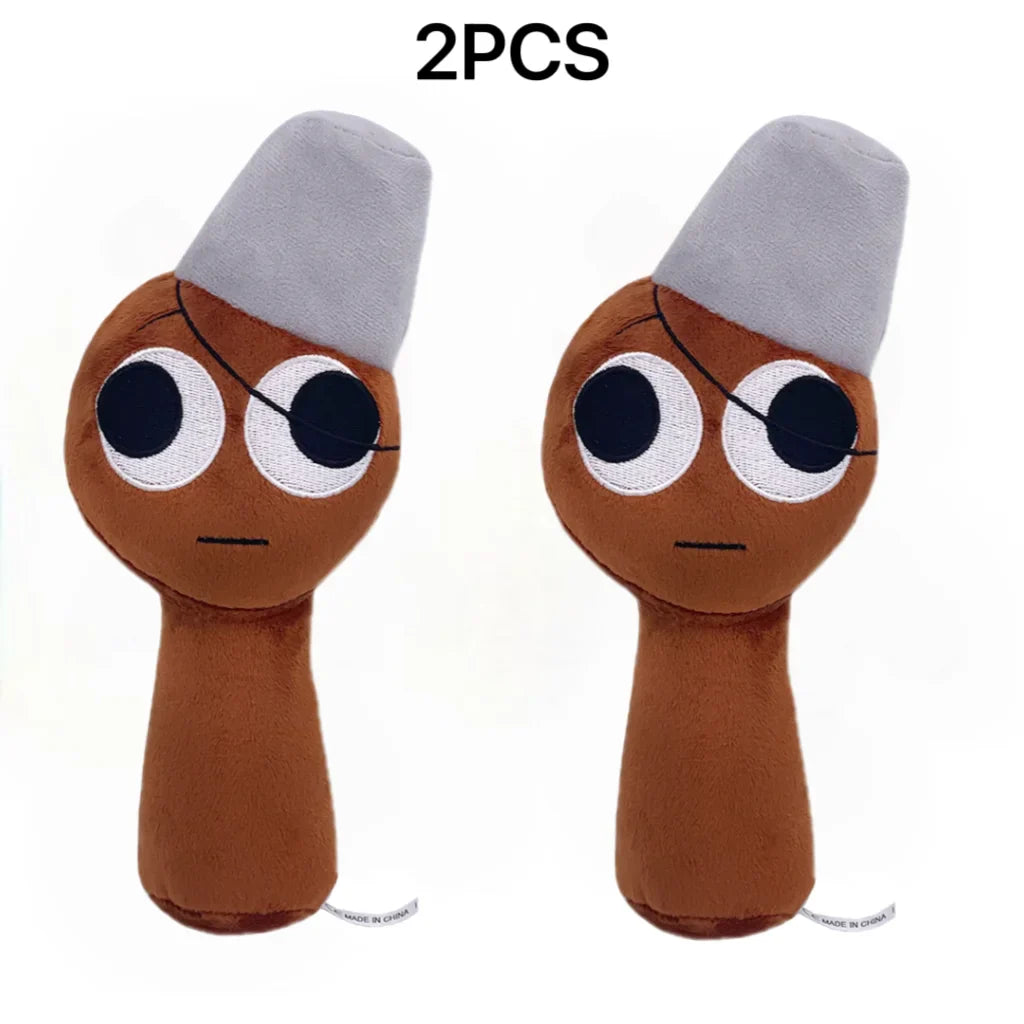 Sprunki Plush Toys – Cute Horror Game Cartoon Soft Stuffed Pillow for Kids, Birthday & Christmas Gift