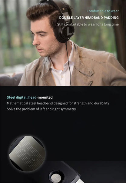 Philips SHP9500 HiFi Stereo Headphones - Wired Earphones for Computer, Online Learning, Esports, 3.5mm/6.3mm Universal Headset