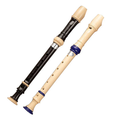 Professional 8-Hole Treble Flute – Soprano Recorder Clarinet, Adjustable, Food-Grade ABS, Non-Toxic Black Sound