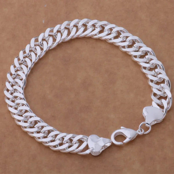 925 Sterling Silver Bead Bracelet – High-Quality Romantic Chain for Women, Fashion Jewelry Gift for Engagement, Party & Wedding