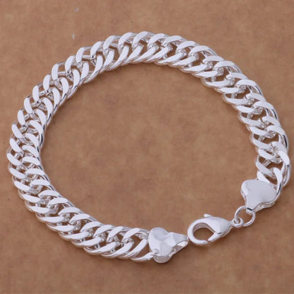 925 Sterling Silver Bead Bracelet – High-Quality Romantic Chain for Women, Fashion Jewelry Gift for Engagement, Party & Wedding