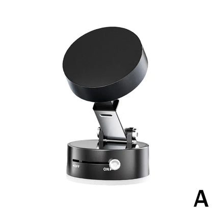 Vacuum Magnetic Suction Cup Stand | Double-Sided Swivel Holder for Mobile Phones | Universal Folding Phone Mount