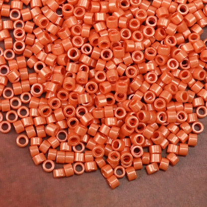 2.5mm Mini Glass Cylinder Beads – Antique Pearl Color Craft Beads for DIY Bracelets & Necklaces Jewelry Making Accessories