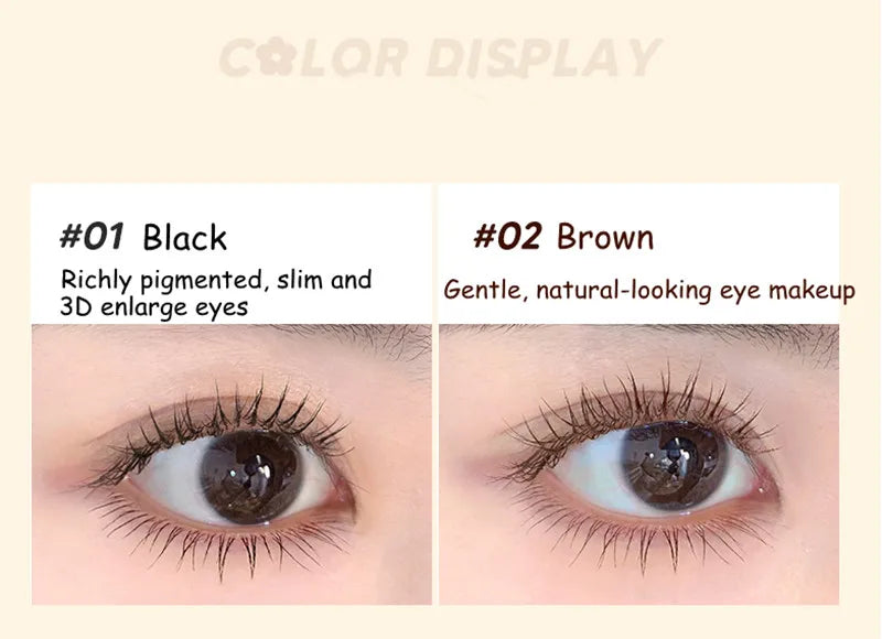 Judydoll Waterproof Silk Fiber Mascara – Black Long Curling Lash Extensions for Sexy Eyes Makeup