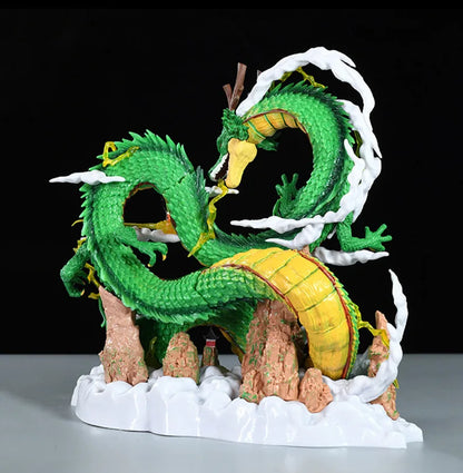 24cm Dragon Ball Anime Figure — Goku & Shenron PVC Statue for Collection & Room Decor