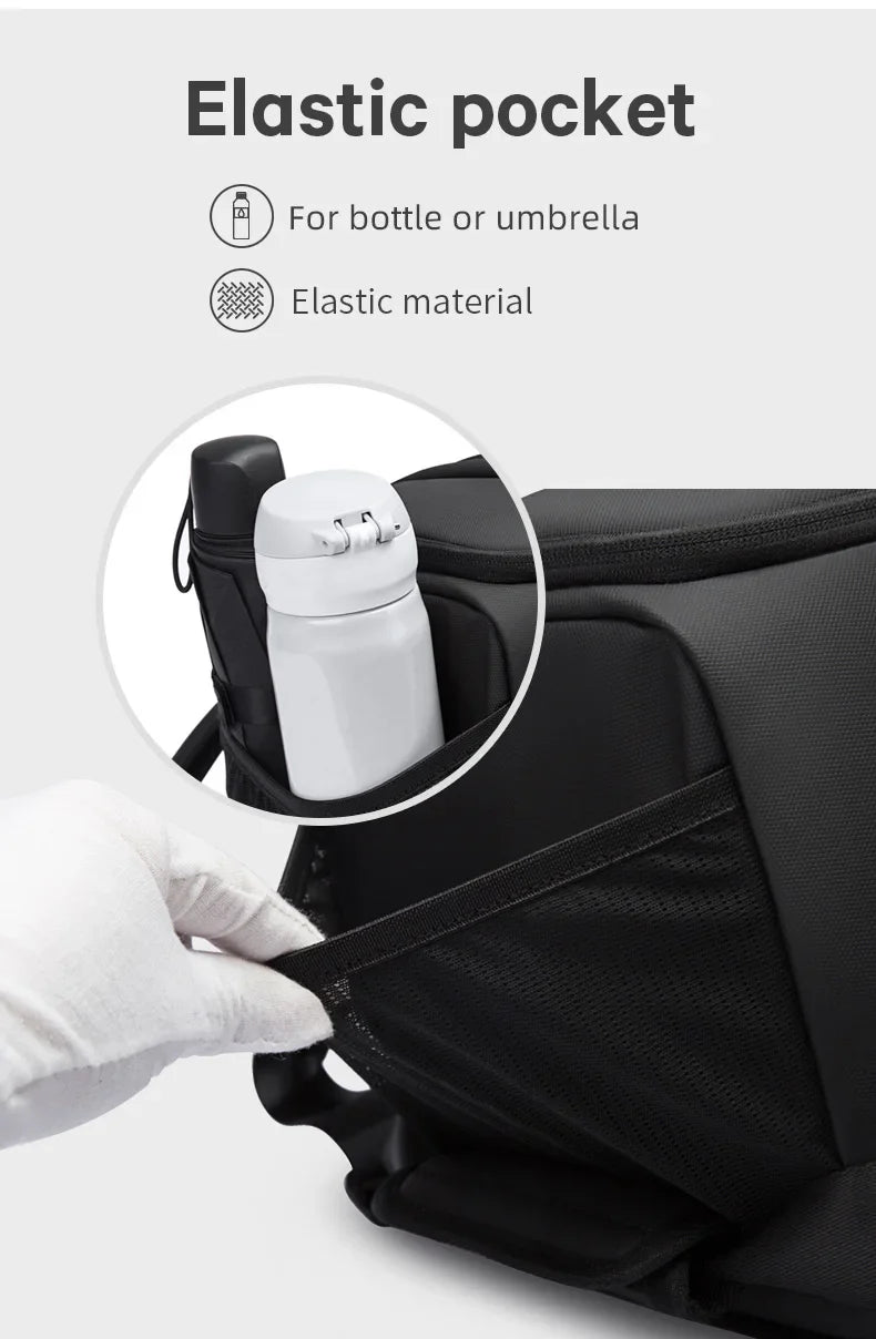 BANGE Waterproof Sports Gym Bag for Men - Fitness Training & Outdoor Dry Wet Separation Travel Bag
