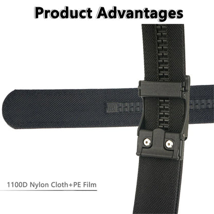 TUSHI Hard Tactical Belt for Men – Sturdy Nylon with Metal Automatic Buckle, Military & Police Duty, Outdoor IPSC Accessories