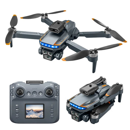 P18 RC Drone with Dual 8K Cameras – Obstacle Avoidance Professional Quadcopter with Electronic Control, Kids Gift Toy