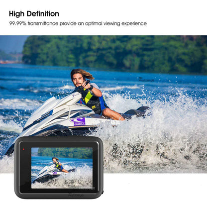 Protective Silicone Case for GoPro Hero 12/11/10/9 Black – Tempered Glass Screen Protector & Lens Cap Cover Accessory