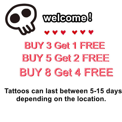 Gaara Anime Large Waterproof Temporary Tattoo — Oversized Cosplay Body & Arm Sticker