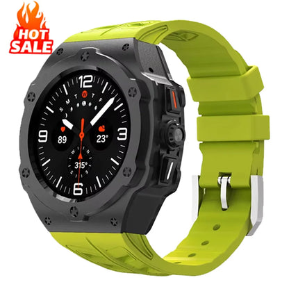 Luxury Carbon Case & Rubber Strap Kit – Samsung Galaxy Watch Ultra 47mm Accessories