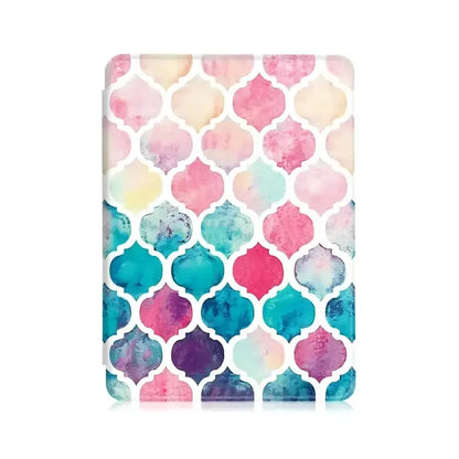 Leather Auto Sleep Case for Kindle Colorsoft Signature Edition (1st Gen, 7") & Paperwhite 12th Gen Protective Cover Funda