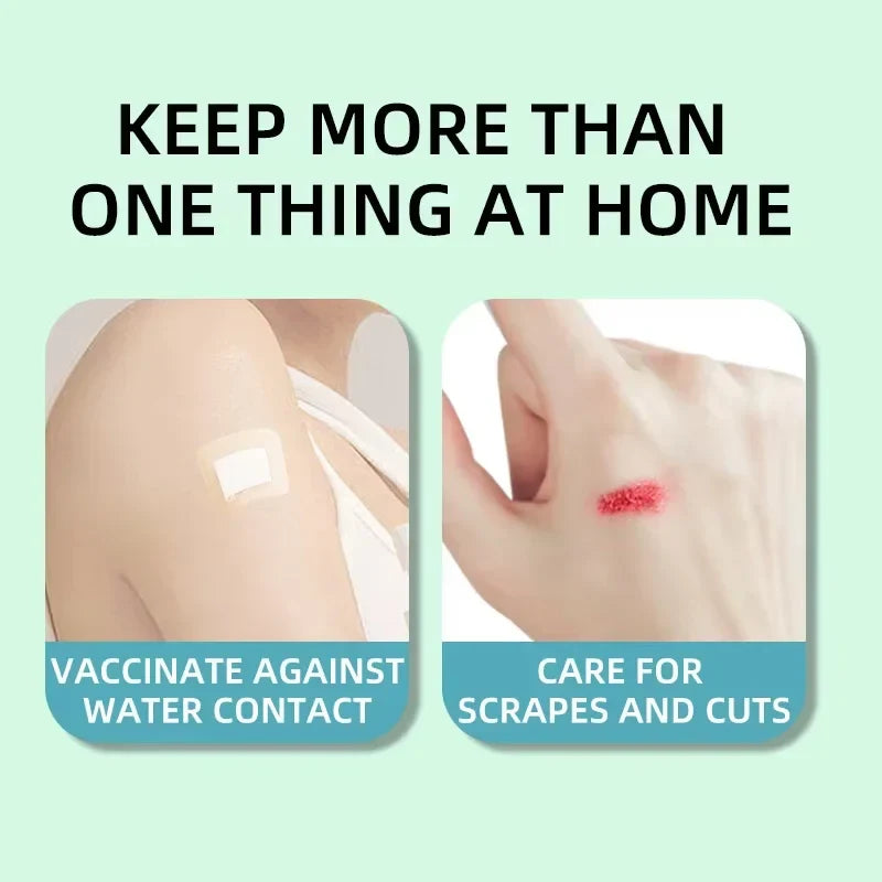 Transparent PU Square Bandages - 50PCS Waterproof Adhesive Protective Wound Stickers 38x38mm